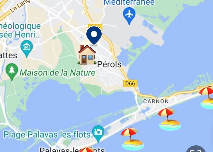 Вилла Maison 10 Couchages, 5km Des Plages, 12km De Montpellier *